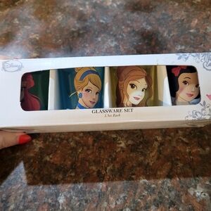 Disney Princess Colorful Glass Set SHOT SET VINTAGE
